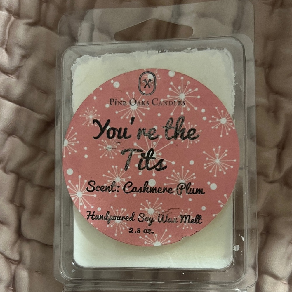 Cashmere Plum Soy Wax Melt - Pink